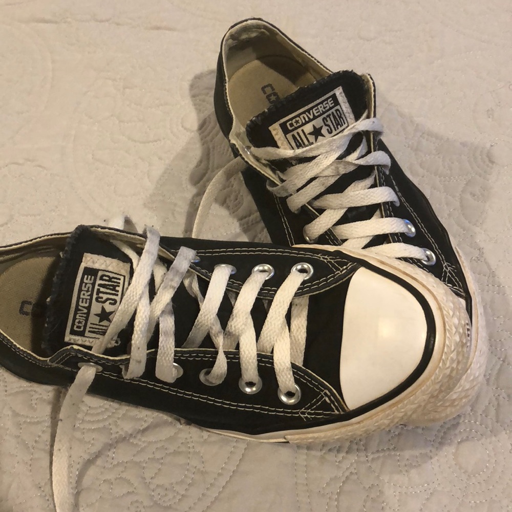 Black and White Converse